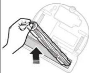 SAMSUNG Powerbot R7065 - Cleaning the brush and Auto shutter tool - 2