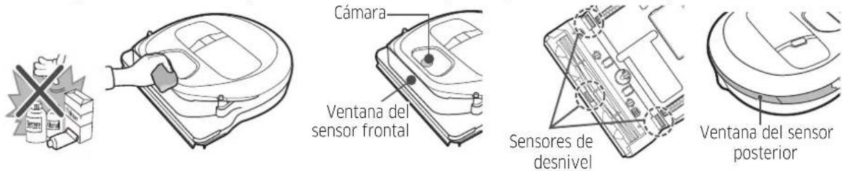 SAMSUNG Powerbot R7065 - Limpieza de los sensores y la CAMERA - 1