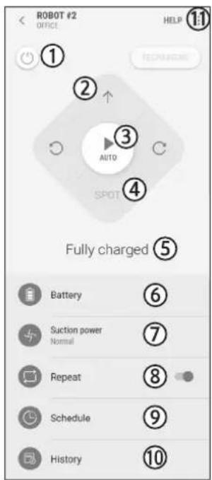 SAMSUNG Powerbot R7065 - Uso de la aplicacion Samsung Connect - 1