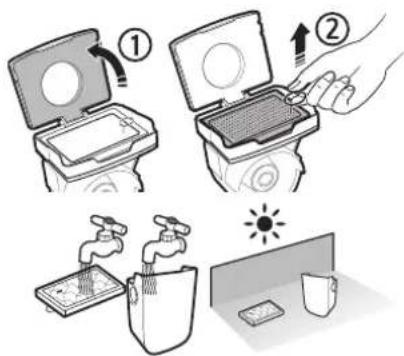 SAMSUNG Powerbot R7065 - Cleaning the dustbin - 4