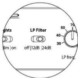JL Audio Fathom f113 V2 - Fréquence du filtré passage-bas - 3