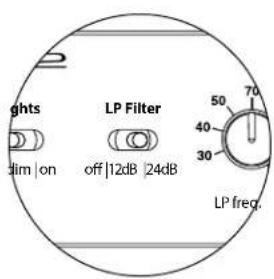 JL Audio Fathom f112 V2 - 低通频率 - 3