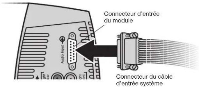 BOSE Acoustimass 10 series V - Branchement du module Acoustimass® sur l'ampli-tuner - 1