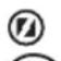 WHIRLPOOL SPIW4122 - Symboler på fjernbetjeningens display - 1