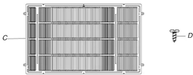 WHIRLPOOL ACE114PP0 - Parts supplied - 2