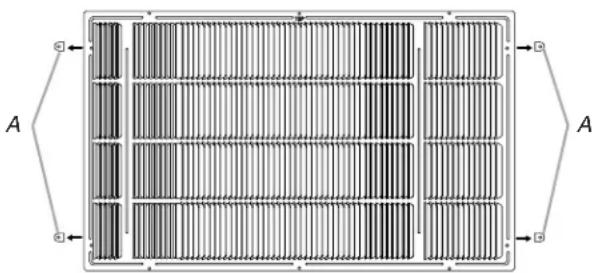 WHIRLPOOL ACE114PP0 - Gaine murale de: 26^ 15,625^ 16,875^ (66 cm x 39,9 cm x 42,9 cm) - 3