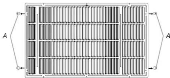 WHIRLPOOL ACE114PP0 - Gaine murale de: 26^ 15,625^ 16,875^ (66 cm x 39,9 cm x 42,9 cm) - 1