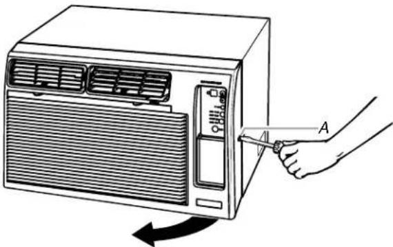 WHIRLPOOL ACE114PP0 - Nettoyage du panneau avant - 1