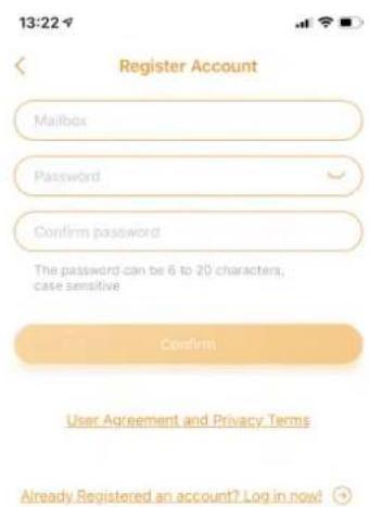 SMARTWARES CIP39220 - Creating an account - 1