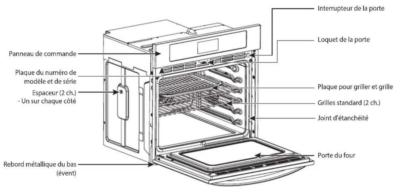 LG LWS3063BD - APERCU DU FOUR - 1