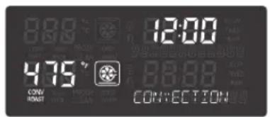 LG LWS3063BD - Displays for the CONV. ROAST mode - 1