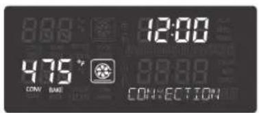 LG LWS3063BD - Displays for the CONV. BAKE mode - 1
