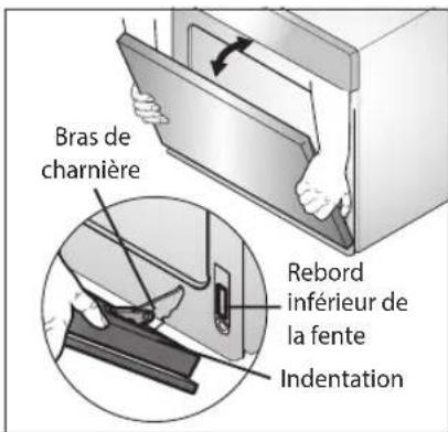 LG LWS3063BD - Remetre en place la porte - 1