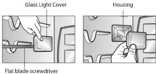 LG LWS3063BD - Replacing Lamp on Side Wall - 1