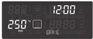 LG LWS3063BD - Displays for the BAKE mode - 1