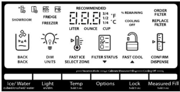 WHIRLPOOL WRV986FDEM - Using the Controls - 1