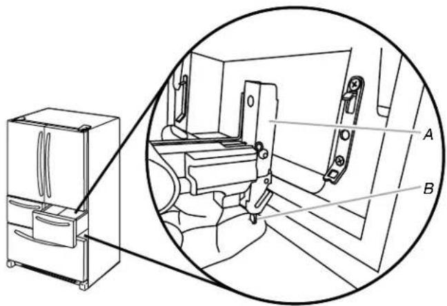 WHIRLPOOL WRV986FDEM - Dépose des facades de tiroir - 4