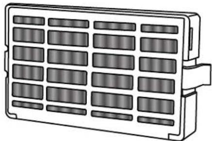WHIRLPOOL WRV986FDEM - Instalar el filtro de aire (en algunos modelos) - 1