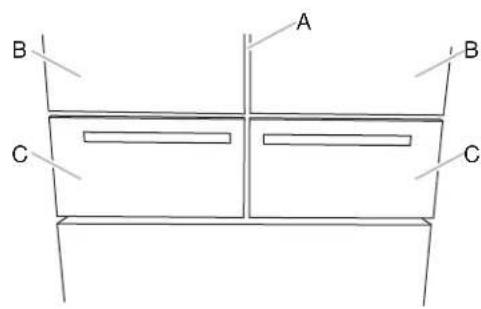 WHIRLPOOL WRV986FDEM - Alignement des façades des tiroirs réfrigérés - 1