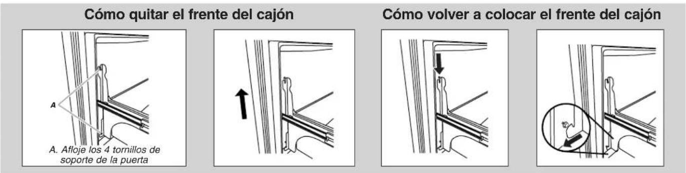 WHIRLPOOL WRB329DMBM - como qitar y volver aponer la puerta en su lugar - 10