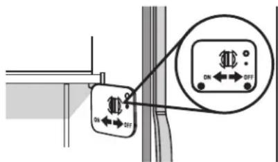 KITCHENAID KBSD608ESS - Mise en marche/arrêt de la machine à glaçons : - 1