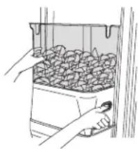 KITCHENAID KBSD608ESS - To Remove and Replace the Ice Storage Bin: - 1