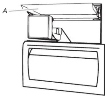 KITCHENAID KBSD608ESS - como qitar y volver a colocar el deposito de hielo: - 1