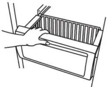 KITCHENAID KBSD608ESS - To remove and replace the freezer basket: - 1