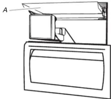 KITCHENAID KBSD608ESS - Pour retirer et reinstaller le bac à glaçons : - 1