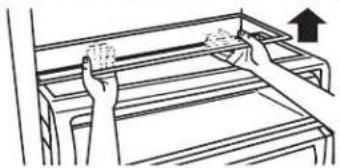 KITCHENAID KBSD608ESS - como extraer y reemplazar la tapa del Centro de cuidado de ingredientes - 1