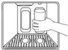 KITCHENAID KBSD608ESS - Para despachar agua: - 1