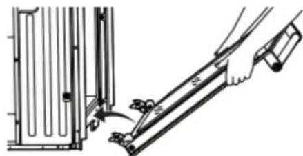 KITCHENAID KODE500EBL - Vuelva a colocar las puertas del horno - 2