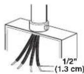 KITCHENAID KODE500EBL - Electrical Connection Options Chart - 1