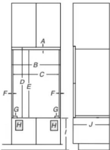 KITCHENAID KODE500EBL - Hornos dobles instalados en gabinete - 1