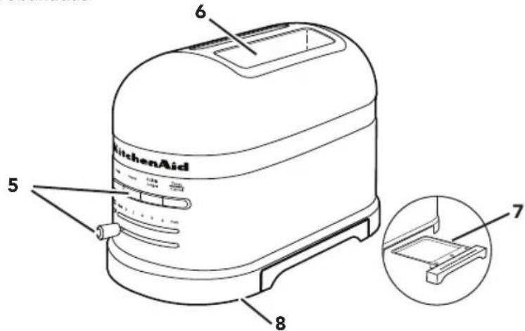 KITCHENAID KMT4203FP - Modelo para 2 rebanadas - 1