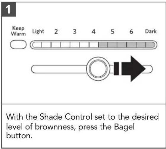 KITCHENAID KMT2203OB - TOASTING BAGELS - 1