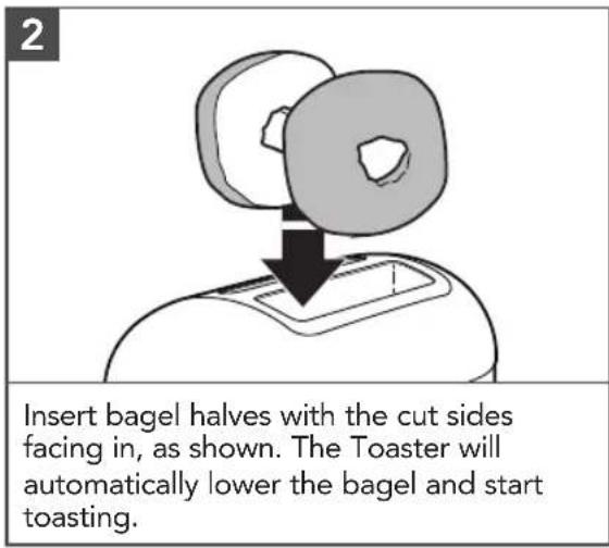 KITCHENAID KMT2203OB - TOASTING BAGELS - 2