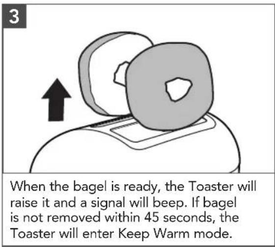 KITCHENAID KMT2203OB - TOASTING BAGELS - 3