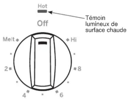 GE JP3530TJWW - Témoin lumineux de surface chaude - 1