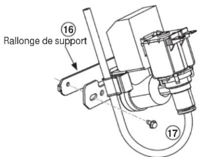 GE IM4D - FIXEZ LA RALLONGE DE SUPPORT SUR LE ROBINET D'EAU - 1