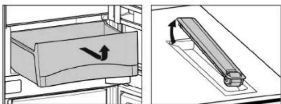 LIEBHERR HC1030 - Vegetable trays on roller panels - 1