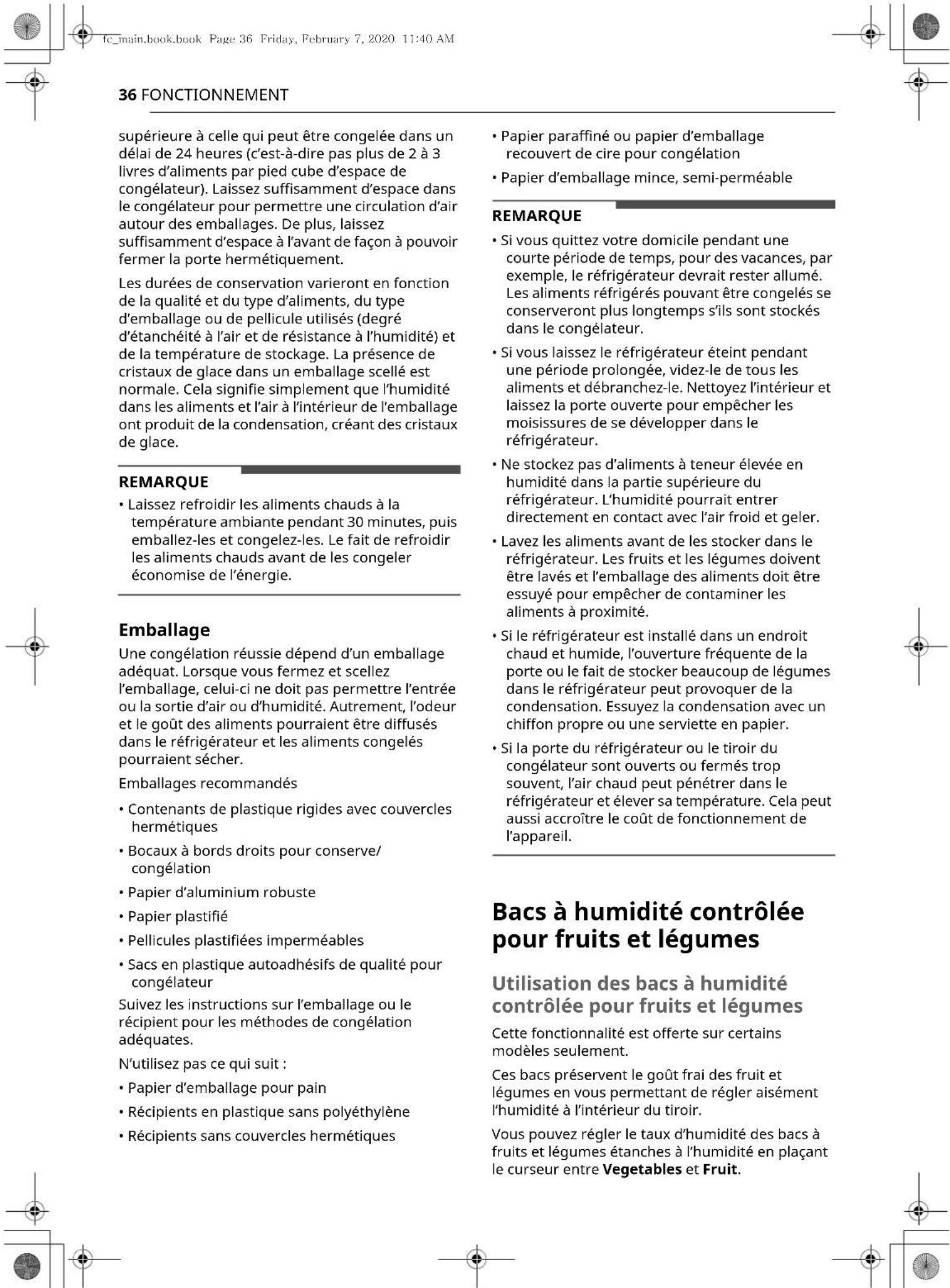LG LRMVC2306D - Congélation - 2