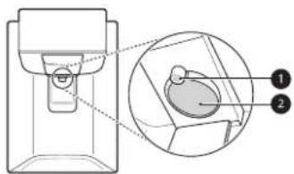 LG LRMVC2306D - Limpieza del dispenser - 1