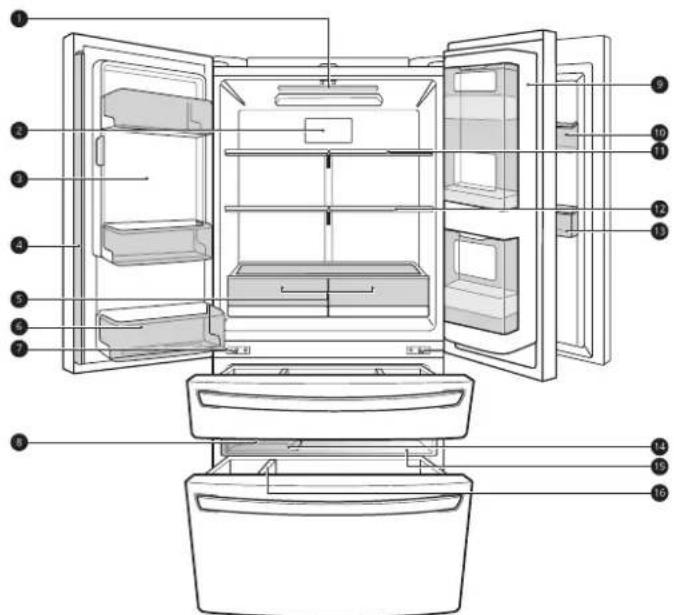 LG LRMVC2306D - Intérieur - 1