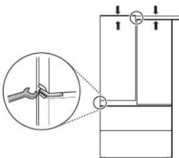 LG LRMVC2306D - Puerta izquierda del refrigerador - 1