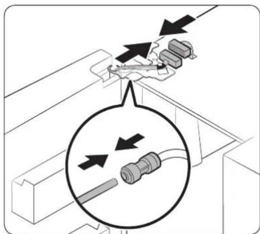 SAMSUNG RF28K9070SR - Réinstallation des portes du réfrigérateur - 5