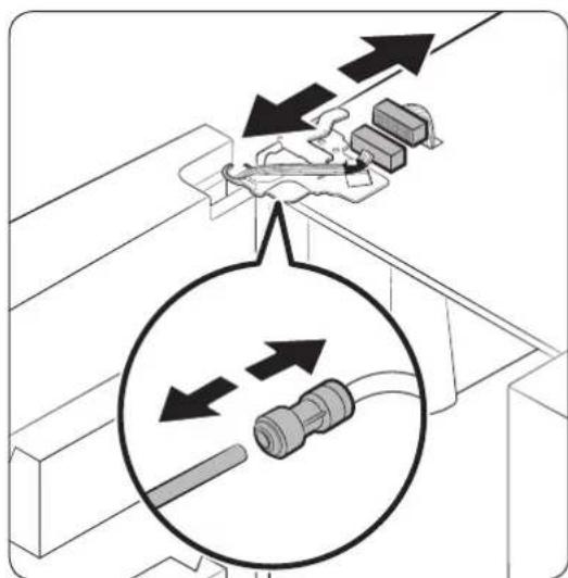 SAMSUNG RF28K9070SR - Detaching the fridge doors - 2