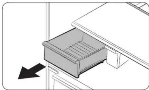 SAMSUNG RF28K9070SR - Vegetable shelf - 1