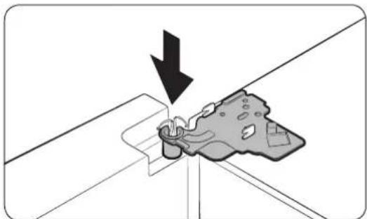 SAMSUNG RF28K9070SR - Re-attaching the fridge doors - 2