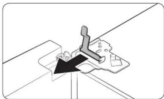 SAMSUNG RF28K9070SG - Démonter les portes du réfrigerateur - 4